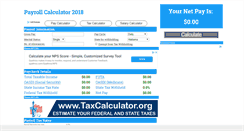 Desktop Screenshot of payrollcalculator.net