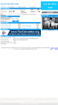 Mobile Screenshot of payrollcalculator.net